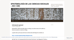 Desktop Screenshot of carteleraepistemologia.wordpress.com