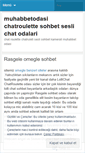 Mobile Screenshot of muhabbetodasi.wordpress.com
