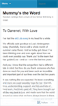 Mobile Screenshot of mummystheword.wordpress.com