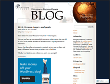 Tablet Screenshot of bloggeratplatinum.wordpress.com