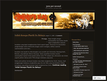 Tablet Screenshot of chibikuro.wordpress.com