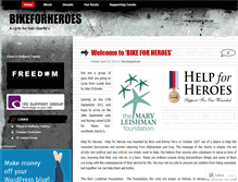 Tablet Screenshot of bikeforheroes.wordpress.com