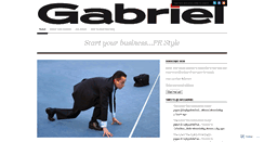 Desktop Screenshot of cafegabriel.wordpress.com