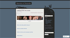 Desktop Screenshot of amandareiner.wordpress.com