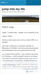 Mobile Screenshot of jumpintomylife.wordpress.com