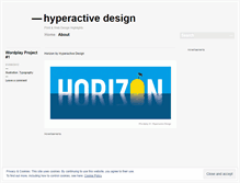 Tablet Screenshot of hyperactivedesigns.wordpress.com