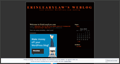 Desktop Screenshot of erinlearylaw.wordpress.com