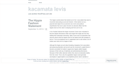 Desktop Screenshot of leviskacamata.wordpress.com