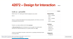 Desktop Screenshot of dtu42072.wordpress.com