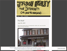 Tablet Screenshot of jasonhenle.wordpress.com