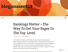 Tablet Screenshot of blogjasaseo818.wordpress.com