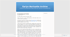 Desktop Screenshot of karlyntest.wordpress.com