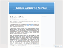 Tablet Screenshot of karlyntest.wordpress.com