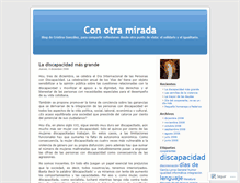 Tablet Screenshot of conotramirada.wordpress.com