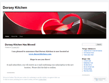 Tablet Screenshot of dorseykitchen.wordpress.com