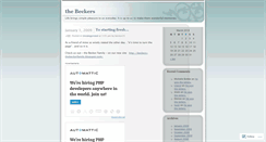 Desktop Screenshot of becker25.wordpress.com