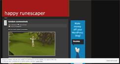 Desktop Screenshot of happyrunescaper.wordpress.com