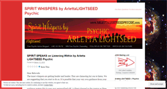 Desktop Screenshot of lightseedsphere.wordpress.com