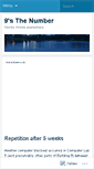 Mobile Screenshot of 9sthenumber.wordpress.com
