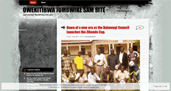 Desktop Screenshot of jumbwikesam.wordpress.com