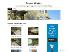 Tablet Screenshot of borealmodern.wordpress.com