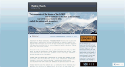 Desktop Screenshot of christoschurch.wordpress.com