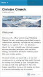 Mobile Screenshot of christoschurch.wordpress.com