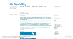 Desktop Screenshot of mssaar.wordpress.com