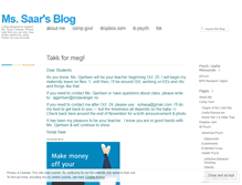 Tablet Screenshot of mssaar.wordpress.com