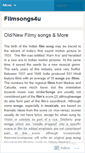 Mobile Screenshot of filmsongs4u.wordpress.com