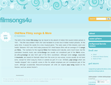 Tablet Screenshot of filmsongs4u.wordpress.com