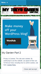 Mobile Screenshot of mytokyogarden.wordpress.com