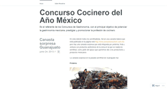 Desktop Screenshot of concursococinero.wordpress.com