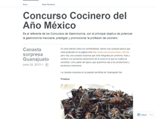 Tablet Screenshot of concursococinero.wordpress.com