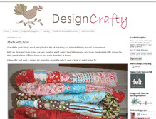 Tablet Screenshot of designcrafty.wordpress.com