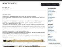 Tablet Screenshot of heiligenschein21.wordpress.com