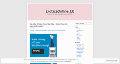 Desktop Screenshot of eroticaonline.wordpress.com