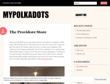Tablet Screenshot of mypolkadots.wordpress.com