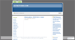 Desktop Screenshot of dotnetfunda.wordpress.com