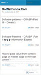 Mobile Screenshot of dotnetfunda.wordpress.com