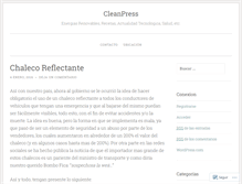 Tablet Screenshot of cleanpress.wordpress.com