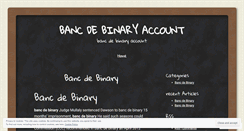 Desktop Screenshot of dk.bancdebinaryaccount.wordpress.com