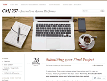 Tablet Screenshot of cmj237.wordpress.com