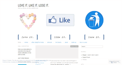 Desktop Screenshot of lovelikehate.wordpress.com