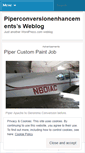 Mobile Screenshot of piperconversionenhancements.wordpress.com