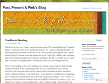 Tablet Screenshot of pastpresentpink.wordpress.com