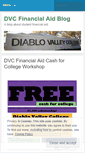 Mobile Screenshot of dvcfinaid.wordpress.com