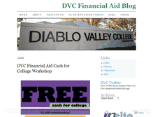 Tablet Screenshot of dvcfinaid.wordpress.com
