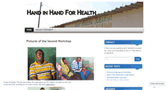 Desktop Screenshot of handinhandforhealth.wordpress.com