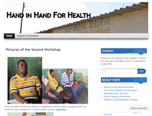 Tablet Screenshot of handinhandforhealth.wordpress.com